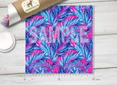 Tropical Leaves Patterned Adhesive Vinyl 061